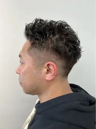 ショート パーマ メンズ 代表 YUKI ☆のヘアスタイル