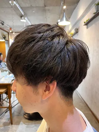 ショート メンズ 佐藤槙哉 サトウシンヤのヘアスタイル