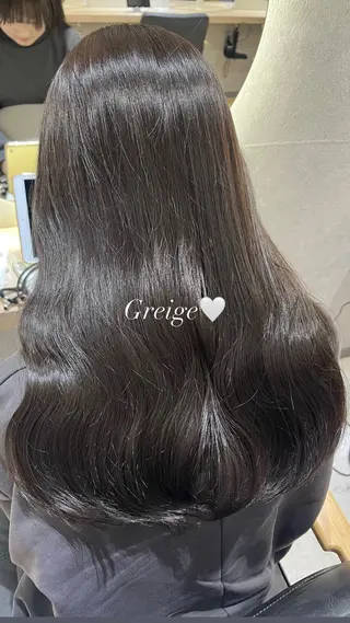 ロング 韓国レイヤー／顔周り ／ブリーチことこのヘアスタイル