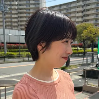 ショート やまぐち もえかのヘアスタイル