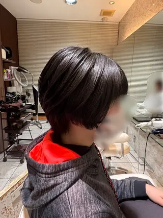 ショート 長南 迅人のヘアスタイル