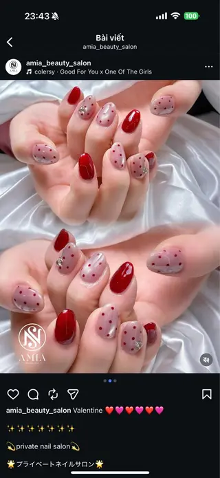 ミディアム 🌟AMIA BEAUTY🌟のネイルデザイン