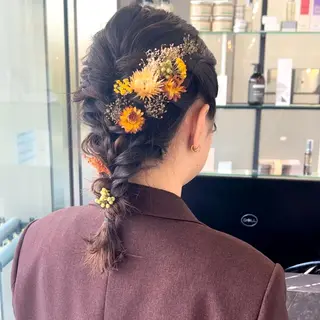 ヘアアレンジ ショート/ボブ 🌼YUNAのヘアスタイル