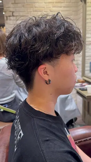 メンズ 福島 立也のヘアスタイル