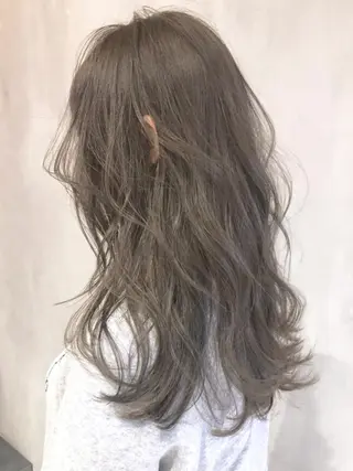 ロング カラー パーマ ヘアアレンジ ITbyALBUM 中野店のヘアスタイル