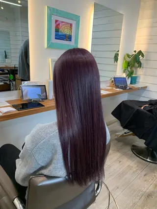 ロング 渡邉 真夕のヘアスタイル
