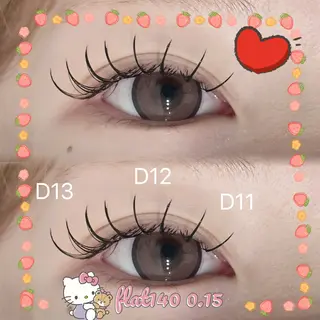 マツエク・マツパ Cherish名古屋 高畑💫馬渕奈恵💫のマツエク・マツパデザイン