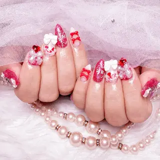 ロング Conjunim MAMI🎀✨のネイルデザイン