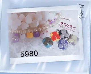 ネイル ラベンダー💖日暮里 ルル💖ネイルのネイルデザイン