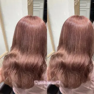 セミロング カラー 菅村 緋莉🎀ガーリーヘアのヘアスタイル