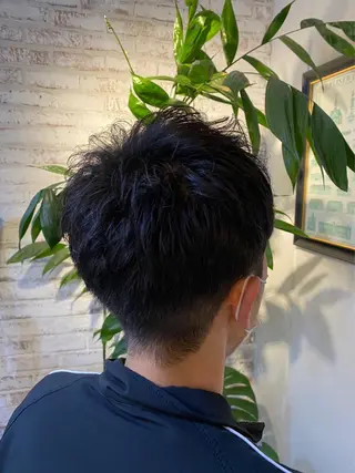 ショート メンズ 長濱 俊のヘアスタイル