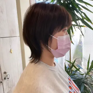 ショート カラー パーマ KAKKY/ショート レイヤー/千種/池下のヘアスタイル