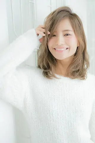 ミディアム パーマ 🌟艶髪カラー 🌟サイトウのヘアスタイル