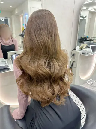 ロング 博多ベージュ 🐻松井傑のヘアスタイル