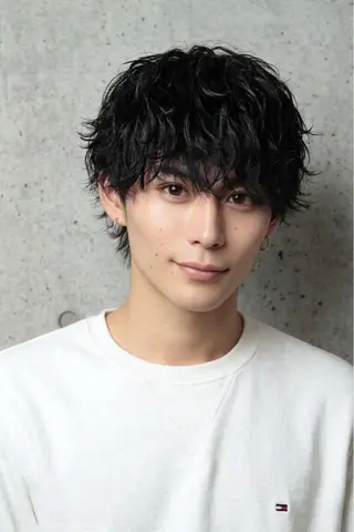 ショート パーマ メンズ メンズのモテヘア☁️ はまなか✂︎COLOのヘアスタイル