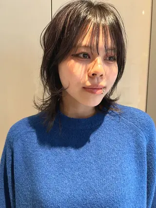 ミディアム 大澤 叶方のヘアスタイル