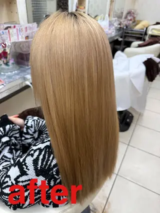 ロング 縮毛矯正専門店　美容室ハース所属・ウィリアム シュウのヘアスタイル