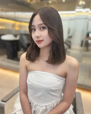 ミディアム 🫧daito/艶髪 /透明感カラー🫧のヘアスタイル