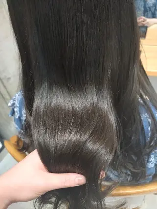 セミロング カラー ヘアアレンジ/柔らか 艶カラー/AKARIのヘアスタイル