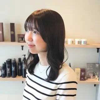 ミディアム HINAKO/ ROCCOのヘアスタイル