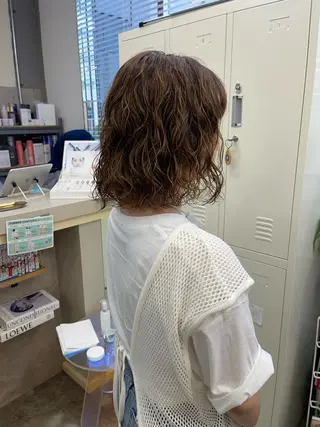 ショート パーマ 早瀬裕之 パーマのヘアスタイル