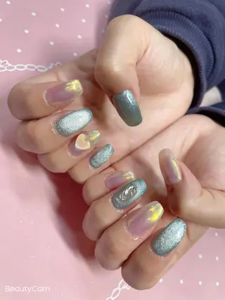 ミディアム ネイル 《LB》ラブリエ Nail&eyeのマツエク・マツパデザイン