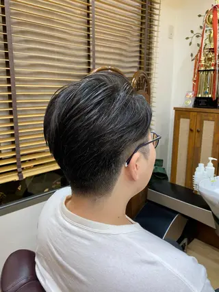 ショート メンズ 浅見 天翔のヘアスタイル