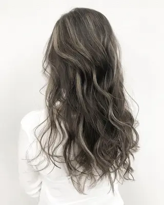 セミロング カットモデル急募🌈 技術責任者久保のヘアスタイル