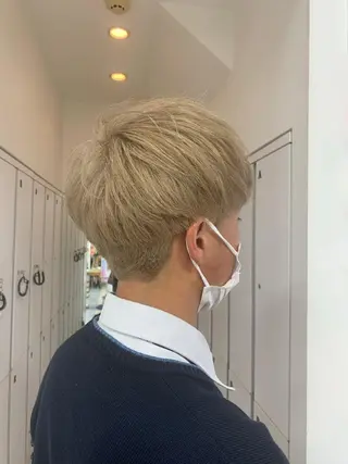 メンズ 透明感ブラウンカラー 🫧レイヤー🩰好実のヘアスタイル