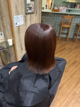 カラー ブリーチカラー/ maru🩵💚のヘアスタイル