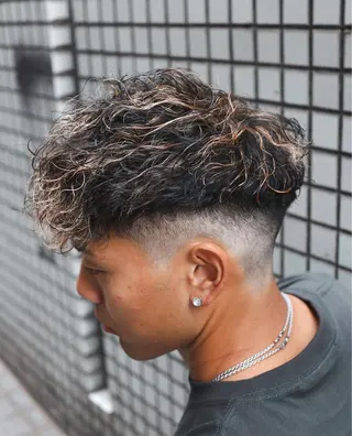 ショート カラー パーマ メンズ 💈men's💈 satoru中目黒のヘアスタイル