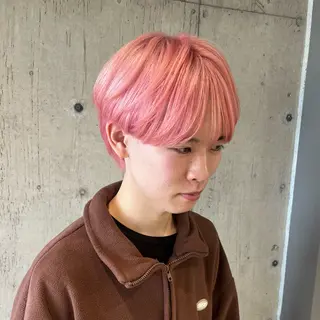 ショート カラー 最強デザインカラー/ ブリーチ/アヤミ🌟のヘアスタイル