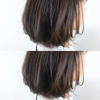 ショート カラー 韓国レイヤーカット/ ダブルカラーのヘアスタイル