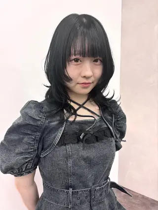 ミディアム ゲンキ /ウルフカットのヘアスタイル