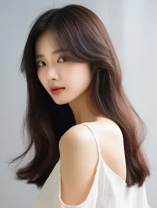 セミロング カラー 表参道/さあ や/大人ナチュラルのヘアスタイル