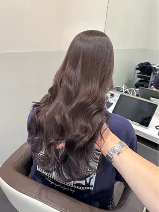 ロング カラー 矢野 晃平のヘアスタイル