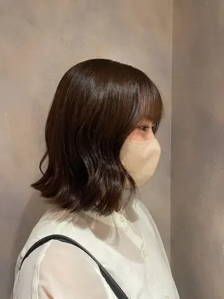 ミディアム カラー 横浜カラー/ブリーチ SAKI💫のヘアスタイル