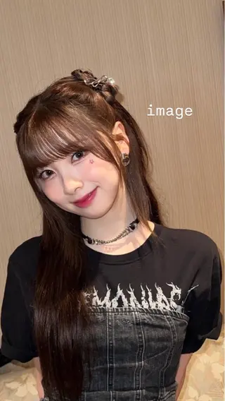ロング 中顔面短縮 顔まわり新田大翔のヘアスタイル