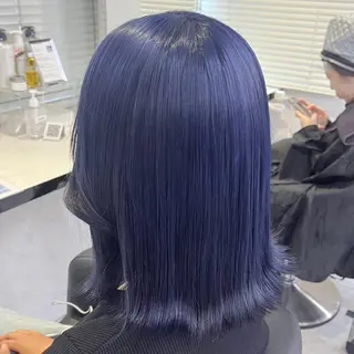 セミロング 🤍ハイトーン寒色 🤍MADOKAのヘアスタイル