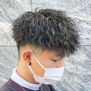 ショート パーマ メンズ 💎メンズ特化💎 tomokiのヘアスタイル