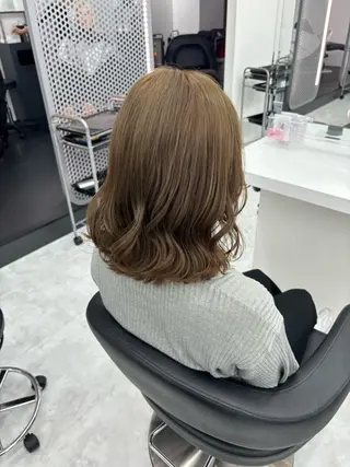 ロング まろっと艶感ブラウン ベージュ🤍まなかのヘアスタイル