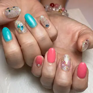 ネイル mks＊nail //  枚方長尾のネイルデザイン