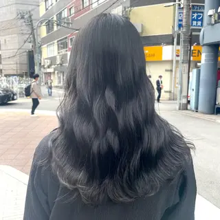 ロング カラー 肌に馴染むカラー 梅田・増田のヘアスタイル