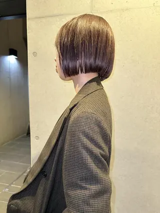 ショート カラー 似合わせウルフ/ レイヤー/山本祐輔のヘアスタイル