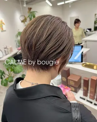 ショート CALME  by bougie ENAのヘアスタイル