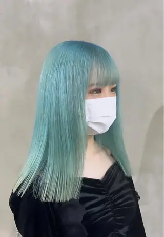カラー 渋谷🎨ブリーチ特化 ×エクステ🎨レンのヘアスタイル