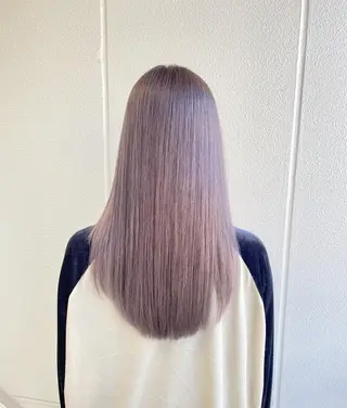 ロング カラー ヘアアレンジ 艶髪✨寒色カラー✨ 翁長孝輔のヘアスタイル