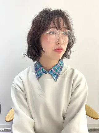 ショート カラー cana 札幌レイヤースタイルのヘアスタイル