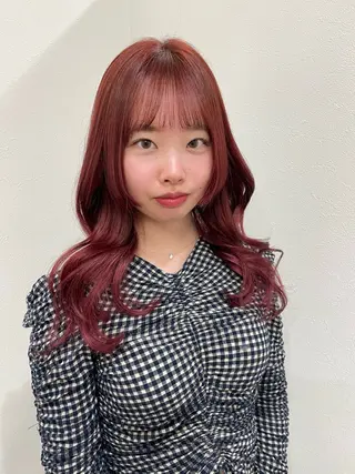 ロング カラー 韓国ヘア🇰🇷 FUMINAのヘアスタイル