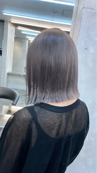 ミディアム カラー 森田 夏美のヘアスタイル